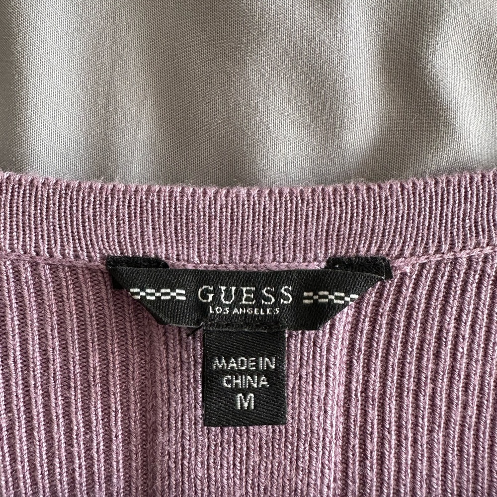 Guess Lavender Long Sleeve Mini Dress NWOT - Picture 3 of 3